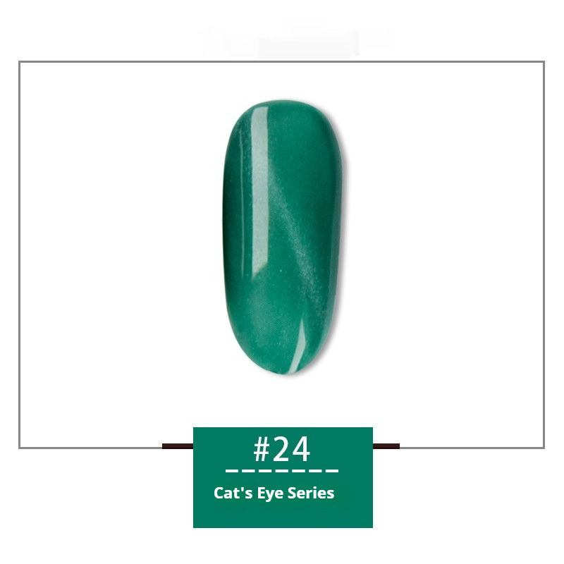JMT-493066 Rainbow Cat Eye Nail Polish Gel - 30 Vibrant Colors, 12ml, Smudge Resistant