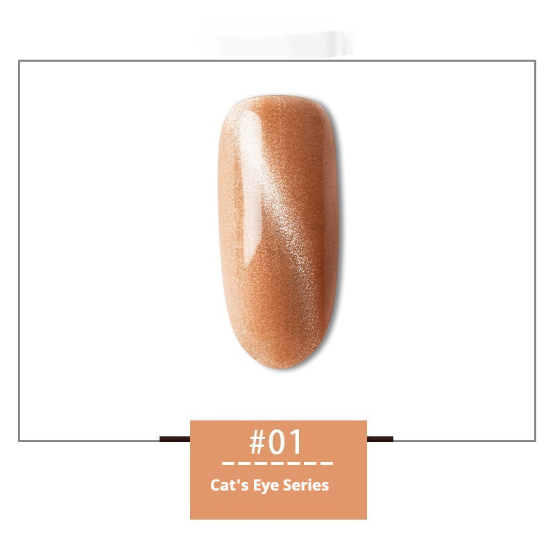 JMT-493066 Rainbow Cat Eye Nail Polish Gel - 30 Vibrant Colors, 12ml, Smudge Resistant