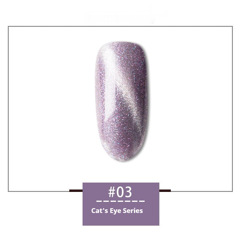 JMT-493066 Rainbow Cat Eye Nail Polish Gel - 30 Vibrant Colors, 12ml, Smudge Resistant