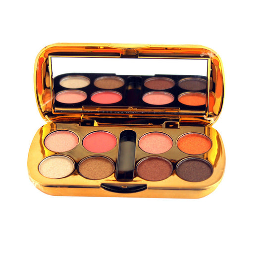 JMT-493194 LED Bear Bear 8-Color Pearly and Matte Eyeshadow Palette - 10g