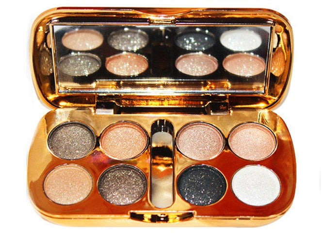 JMT-493194 LED Bear Bear 8-Color Pearly and Matte Eyeshadow Palette - 10g