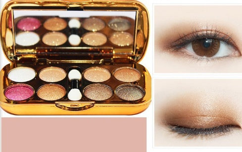 JMT-493194 LED Bear Bear 8-Color Pearly and Matte Eyeshadow Palette - 10g