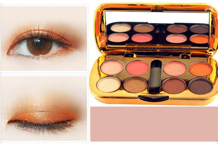 JMT-493194 LED Bear Bear 8-Color Pearly and Matte Eyeshadow Palette - 10g
