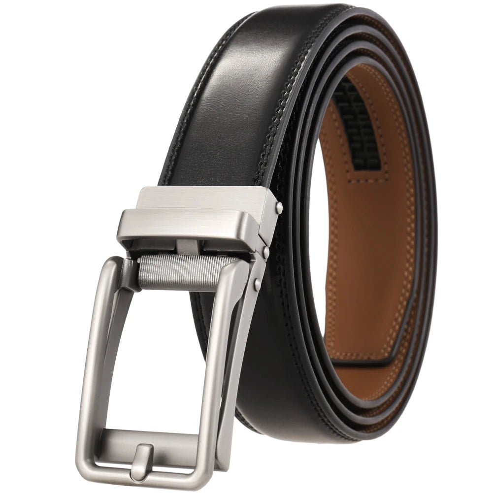 JMT-493514 Customisable Men's Leather Belt - Style and Comfort Combined for Every Occasion
