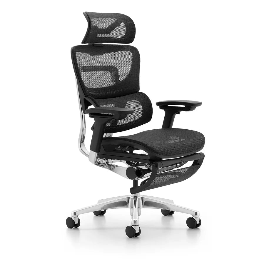 JMT-493514 Ergonomic High Back Mesh Office Chair with Adjustable Footrest and 4D Armrests