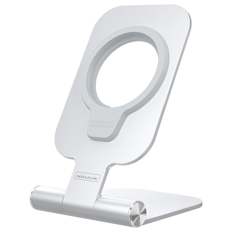 JMT-493770 Foldable Aluminium Alloy Phone Stand with Magnetic Wireless Fast Charging for iPhone 12 Mini/12 Pro Max