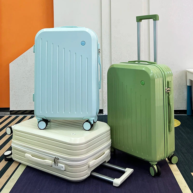 JMT-493962 Lightweight 3-Piece Luggage Set with Wheels - Soft Carry-On Suitcase for Travel