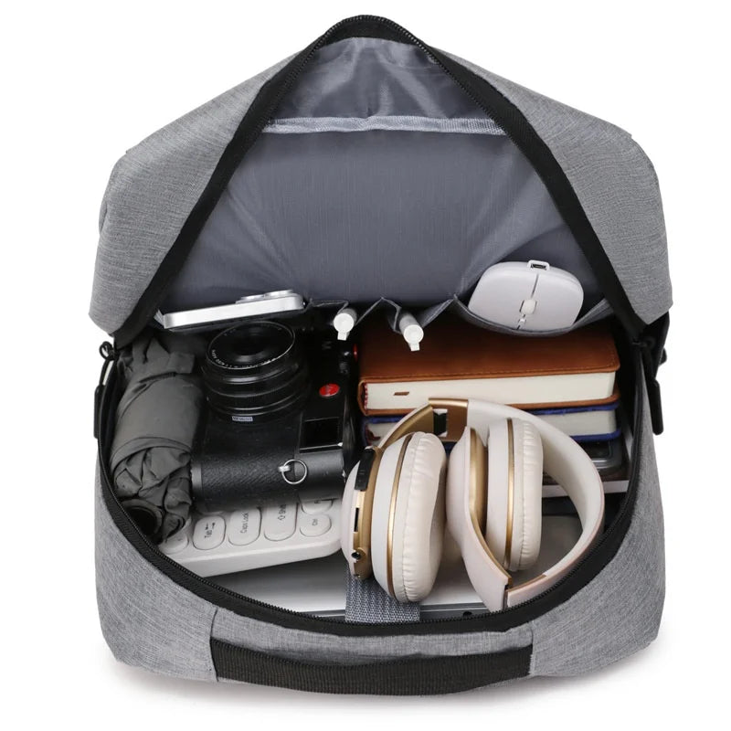 JMT-494090 Casual Waterproof USB Sports Backpack for Commuters and Laptops