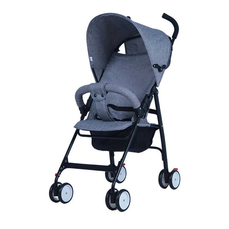 JMT-494346 Portable 2-in-1 Lightweight Baby Stroller with Cotton Fabric and Easy-Folding Design