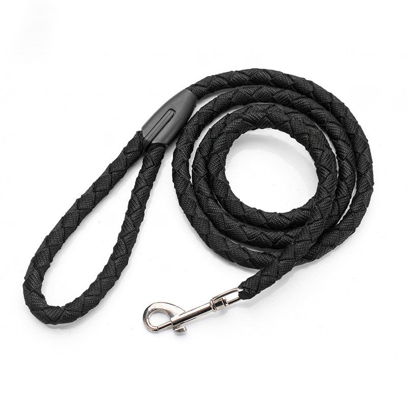 JMT-494410 Durable Non-Retractable Nylon Braided Dog Leash - Adjustable Length in Multiple Colors