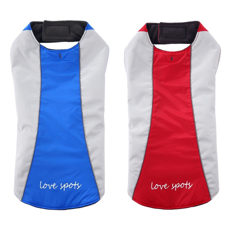JMT-494538 Reflective Winter Coat for Large Dogs - Polyester Fabric, Various Sizes Available