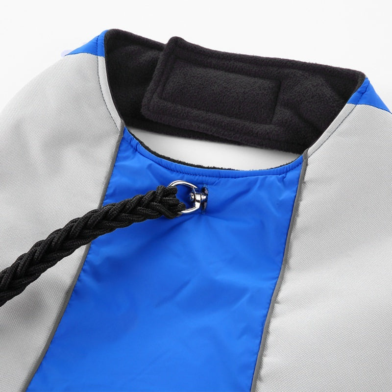 JMT-494538 Reflective Winter Coat for Large Dogs - Polyester Fabric, Various Sizes Available