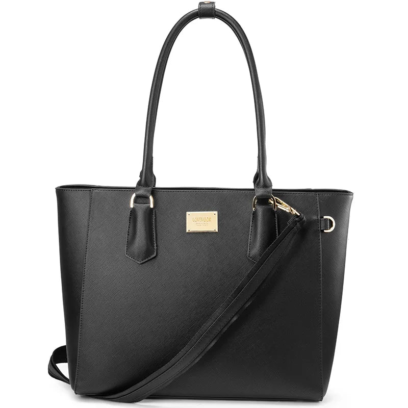 JMT-494730 Large 15.6 Inch Laptop Tote Bag for Women - Stylish Shoulder Handbag