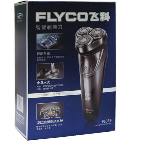 JMT-495306 Electric Rotary Shaver with Rechargeable Battery and Body Wash Cleaning Method