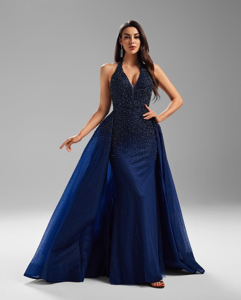 JMT-495306 Elegant Black Evening Dress for Women - Timeless Design, Classic Style