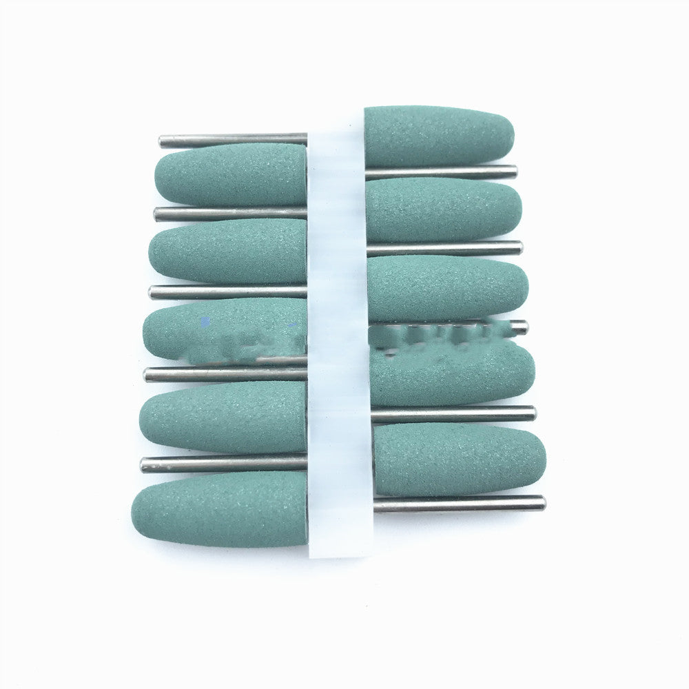 JMT-495370 Silicone Grinding Heads Set with Diamond Powder for Dental Polishing and Grinding - 10 Pieces