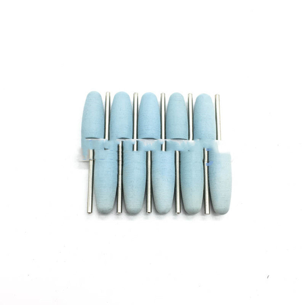 JMT-495370 Silicone Grinding Heads Set with Diamond Powder for Dental Polishing and Grinding - 10 Pieces