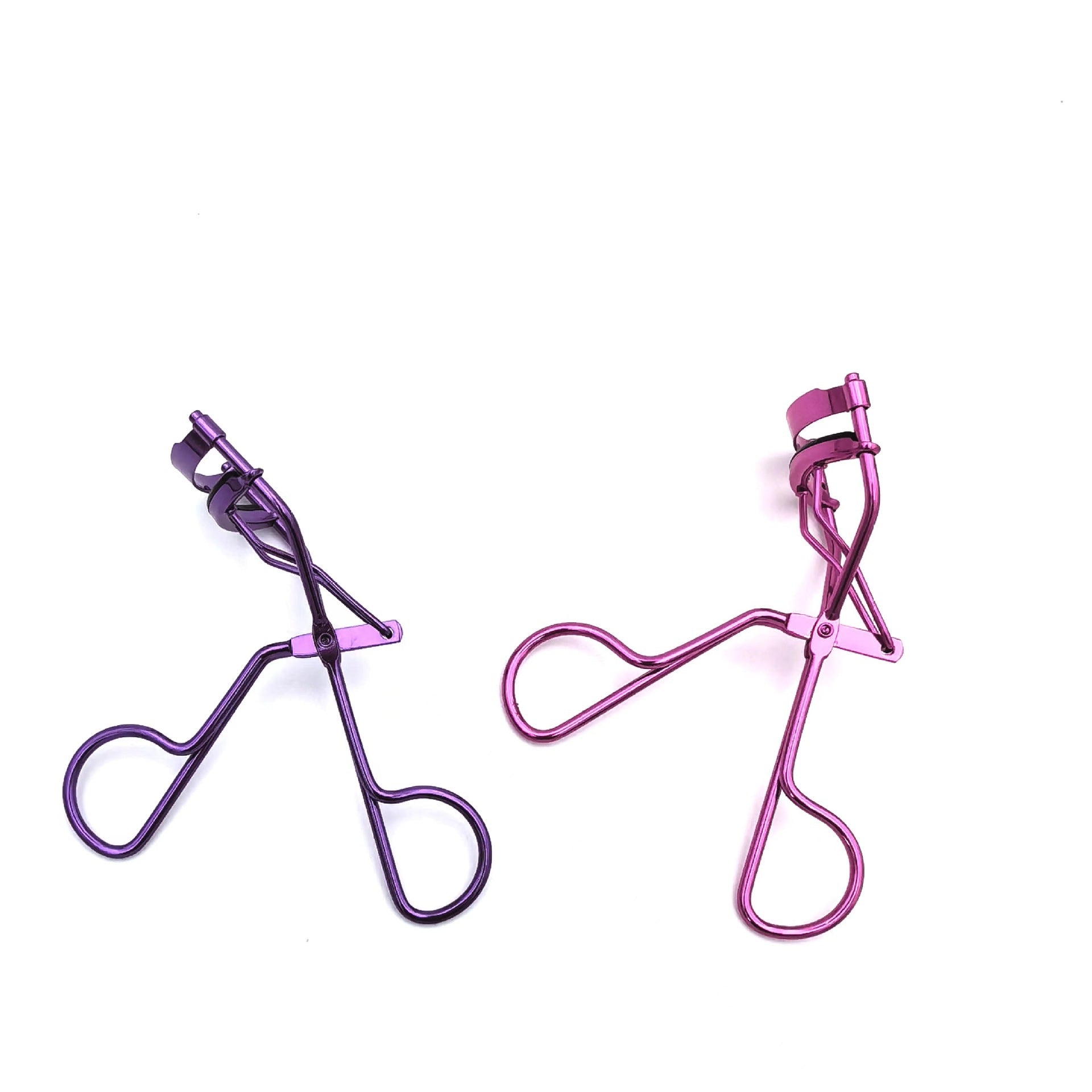 JMT-495498 Stainless Steel Eyelash Curler with Wide Angle Design - Available in Blue and Pink