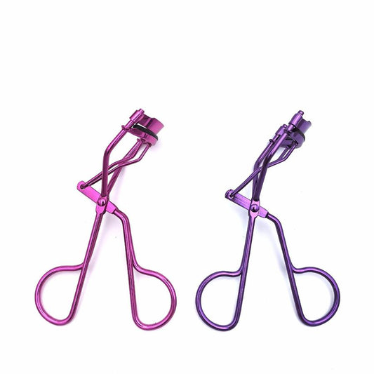 JMT-495498 Stainless Steel Eyelash Curler with Wide Angle Design - Available in Blue and Pink