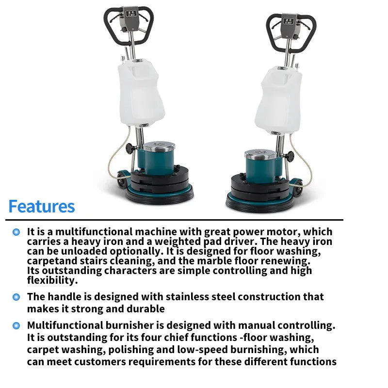 JMT-495690 Marble Polishing and Floor Cleaning Machine for Effective Carpet and Waxing Solutions