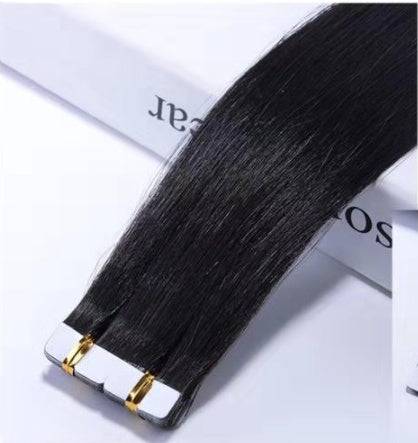 JMT-495754 Natural Black Straight Hair Wig - 30CM Real Human Hair, Iron-Friendly, Natural Scales
