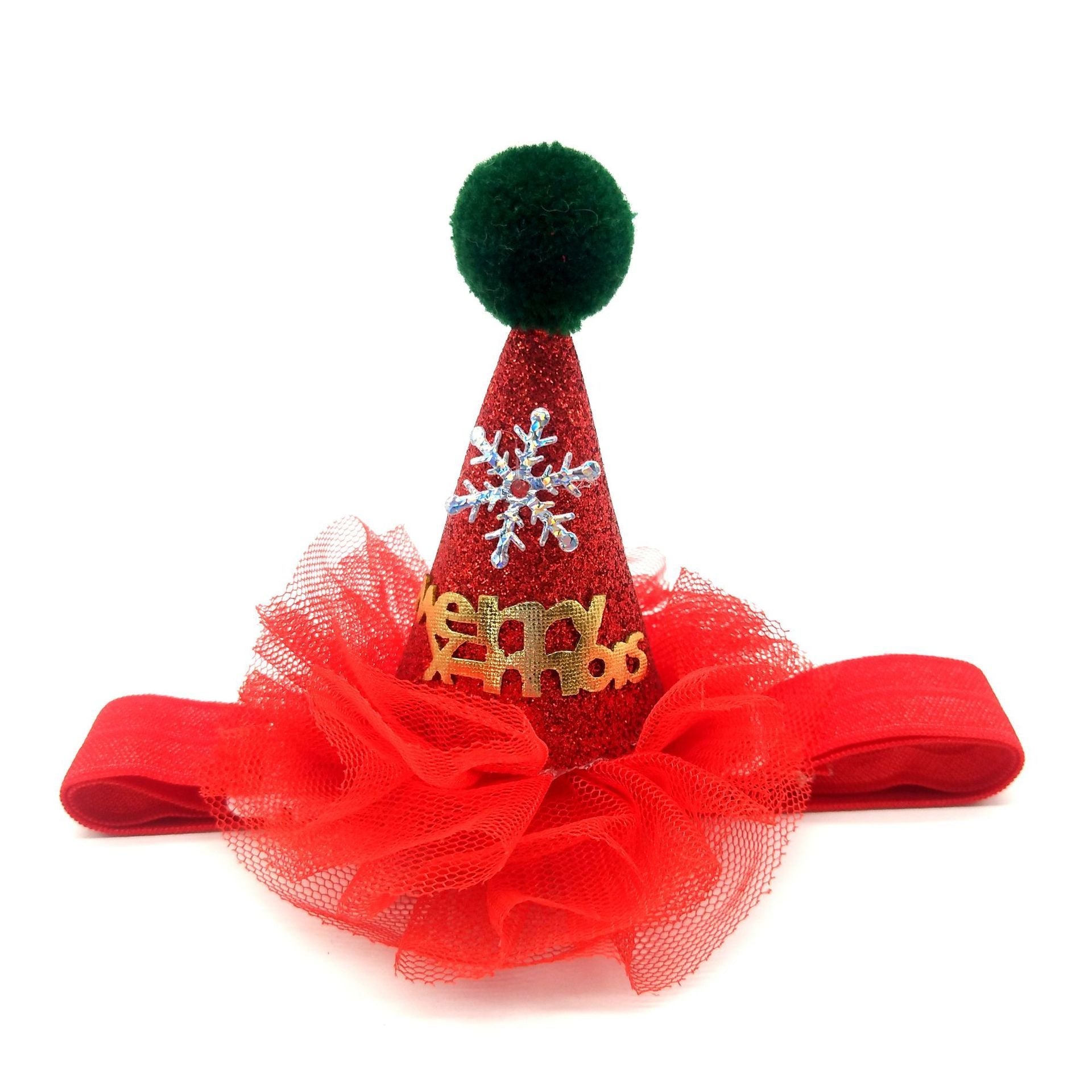 JMT-495882 Christmas Pet Adjustable Hat - Soft PU Material, Stylish Design for Holiday Celebrations and Everyday Wear