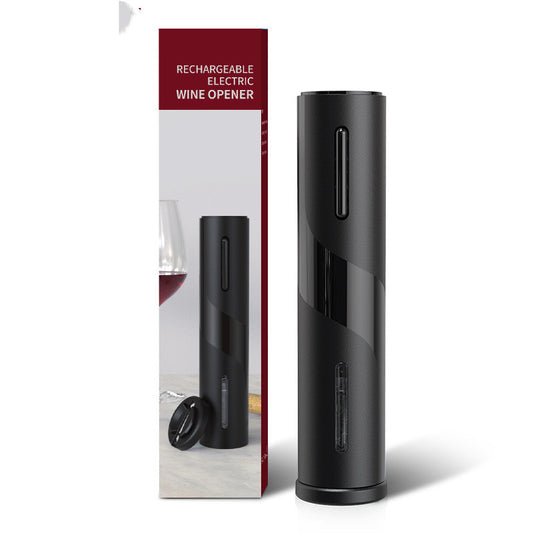 JMT-495882 USB Rechargeable Electric Wine Bottle Opener with Durable Plastic Design