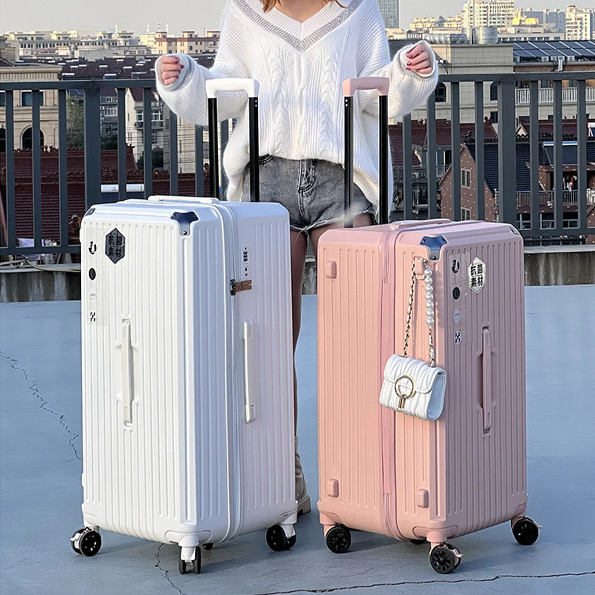 JMT-495946 Durable 28 Inch Large Capacity Suitcase with Trolley for Travel