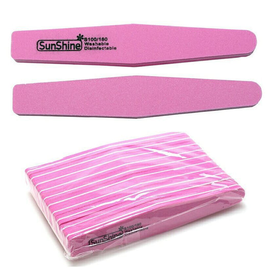 JMT-496522 Double-Sided Sponge Nail Polishing Strips - 60 Color-Coded Sets for All Skin Types