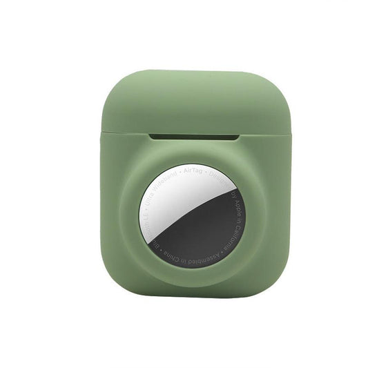 JMT-496714 First and Second Generation AirTag Protective Silicone Sleeve – Flip Style, Multiple Color Options