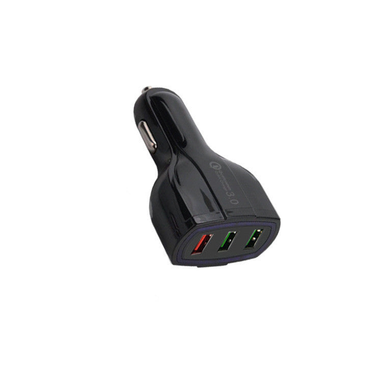 JMT-496906 Universal Car USB Charger, Input 12-32V, 3 USB Ports, 7000mA Output, PC Material
