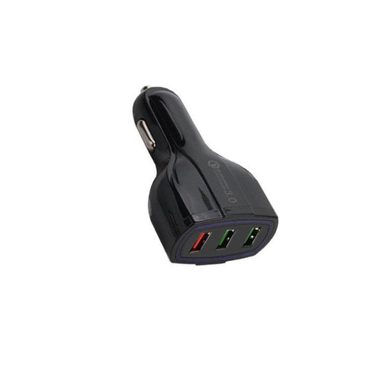 JMT-496906 Universal Car USB Charger, Input 12-32V, 3 USB Ports, 7000mA Output, PC Material