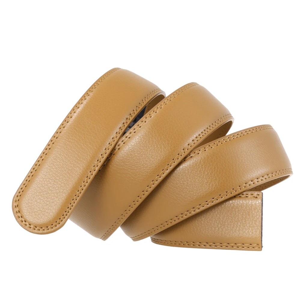 JMT-496970 Boys Leather Belt - 3.5CM Width Strap for Comfortable Fit