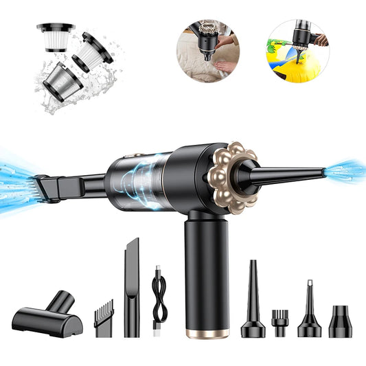 JMT-497674 Wireless Car Vacuum with Brushless Motor, Strong Suction, Low Noise & HEPA Filtration for Efficient Car Care