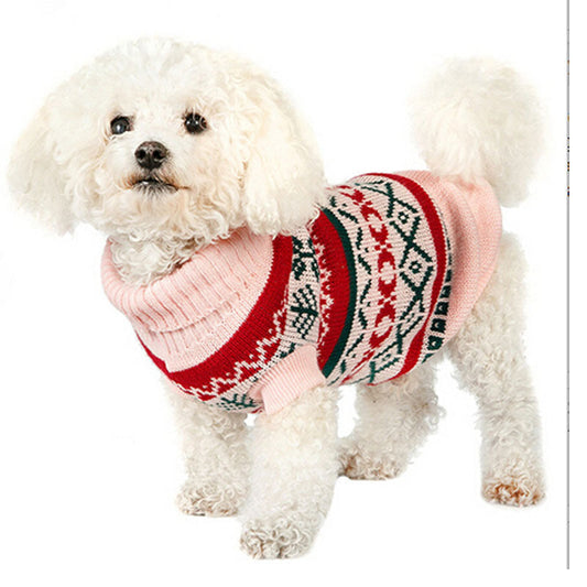 JMT-497994 Leaf Pattern Casual Pet Sweater in Various Colors for Comfort and Style