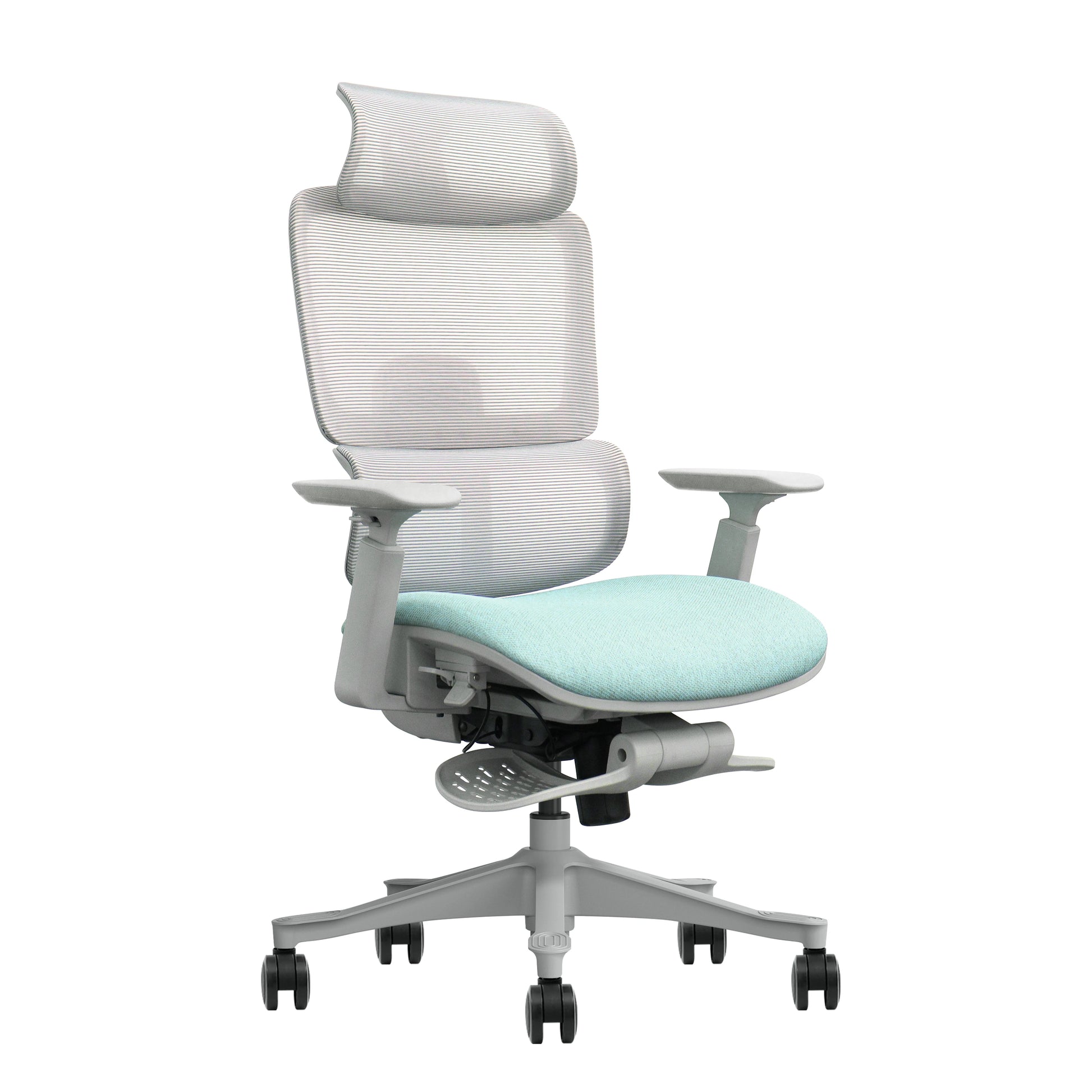 JMT-498122 Ergonomic Heavy Duty Office Chair with Adjustable Headrest and Foam Padding