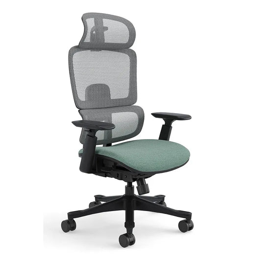 JMT-498122 Ergonomic Heavy Duty Office Chair with Adjustable Headrest and Foam Padding