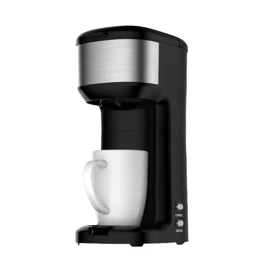 JMT-498186 2-in-1 Electric Coffee Maker with Multi-Portion Brew Capability for K Cup Capsules