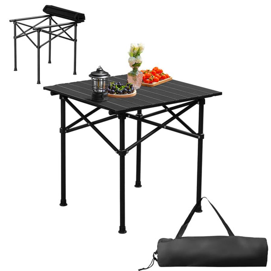 JMT-498250 Compact 50x50x50cm Black Folding Camping Table