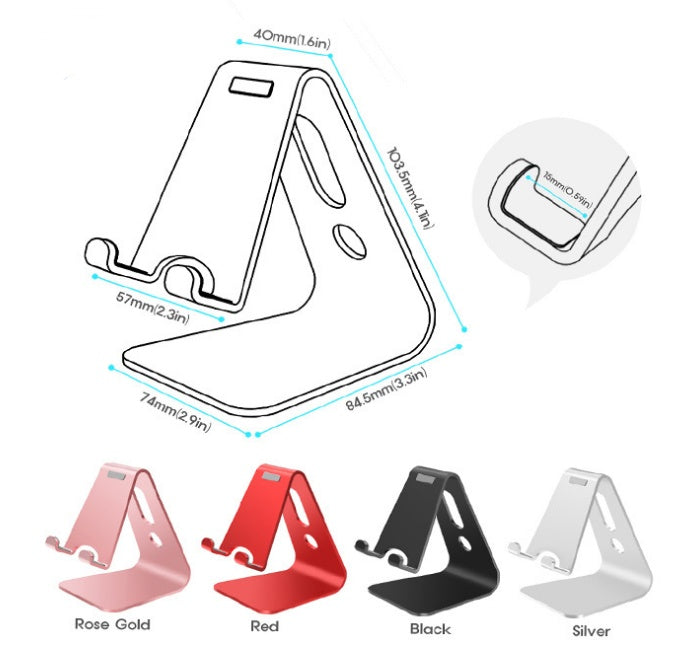 JMT-498378 Universal Metal Aluminum Alloy Phone and Tablet Holder