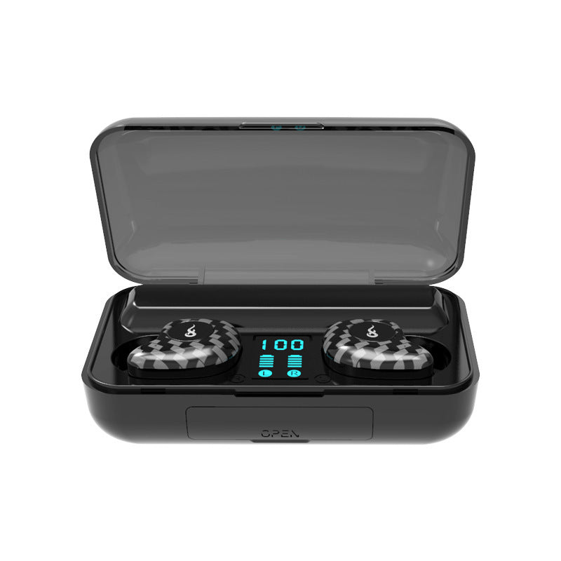 JMT-498506 Waterproof Bluetooth Headset with Battery Display and Voice Control - Stereo Sound, 10m Range, Dual and Single Ear Options