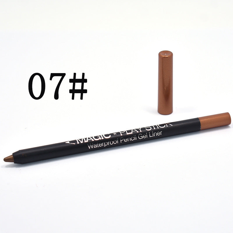 JMT-498634 12 Color Pearl Eyeliner Pencil Set for Versatile Eye Looks
