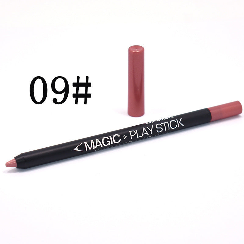 JMT-498634 12 Color Pearl Eyeliner Pencil Set for Versatile Eye Looks