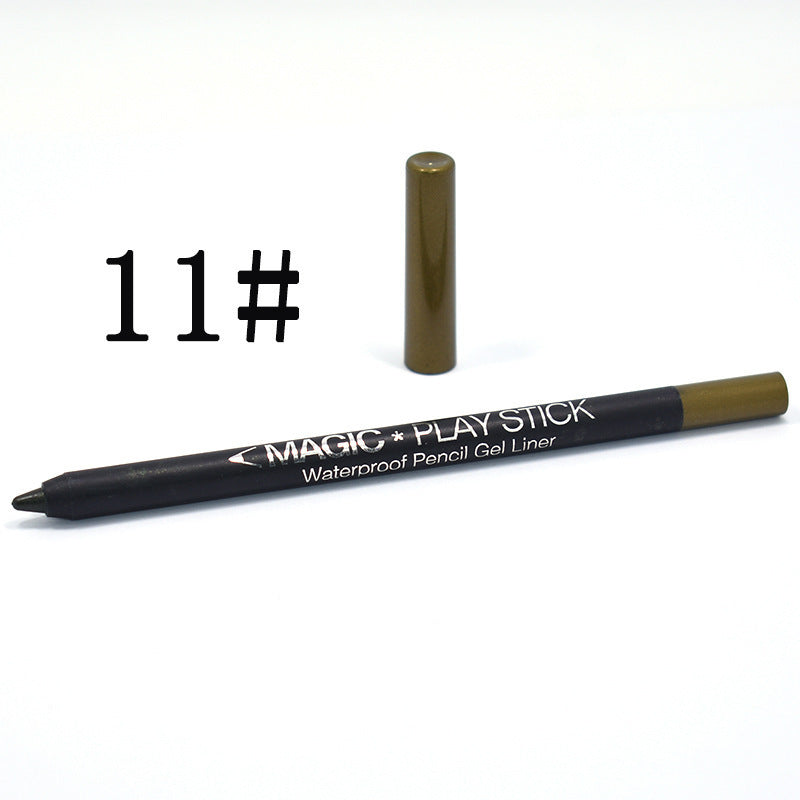 JMT-498634 12 Color Pearl Eyeliner Pencil Set for Versatile Eye Looks