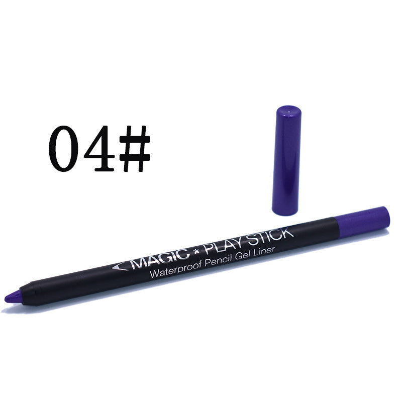 JMT-498634 12 Color Pearl Eyeliner Pencil Set for Versatile Eye Looks