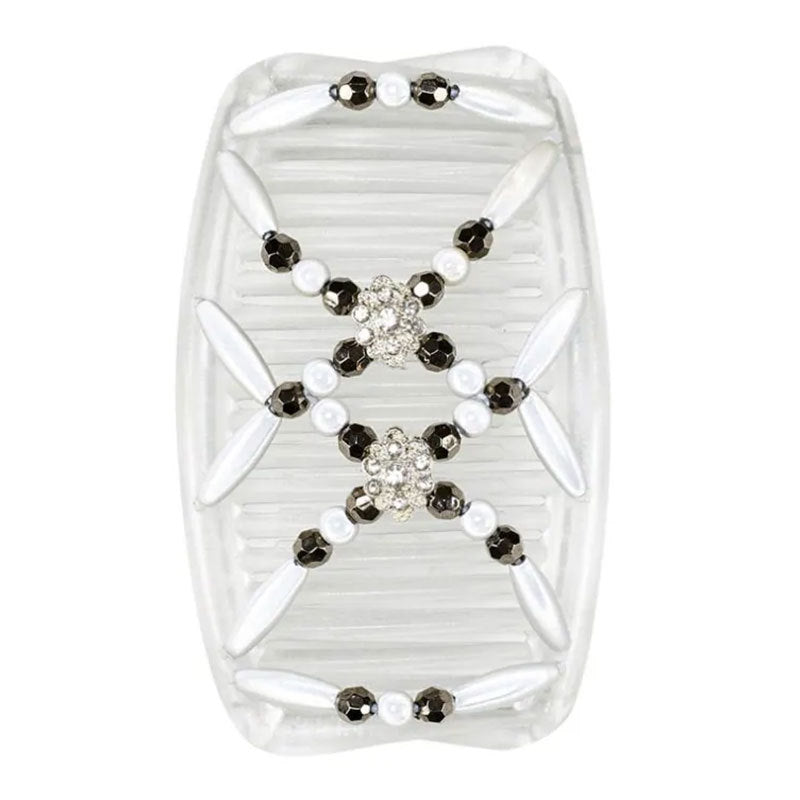 JMT-498890 Elegant Women’s Long Bar Hairpin with Color Crystal Beads