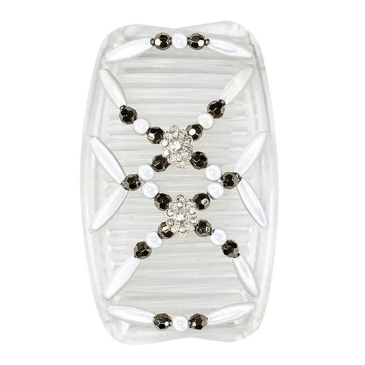 JMT-498890 Elegant Women’s Long Bar Hairpin with Color Crystal Beads