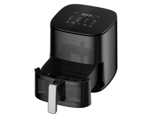 JMT-499274 Adjustable Thermostat Electric Air Fryer with Non-Stick Surface, 80-200℃ Temperature Control