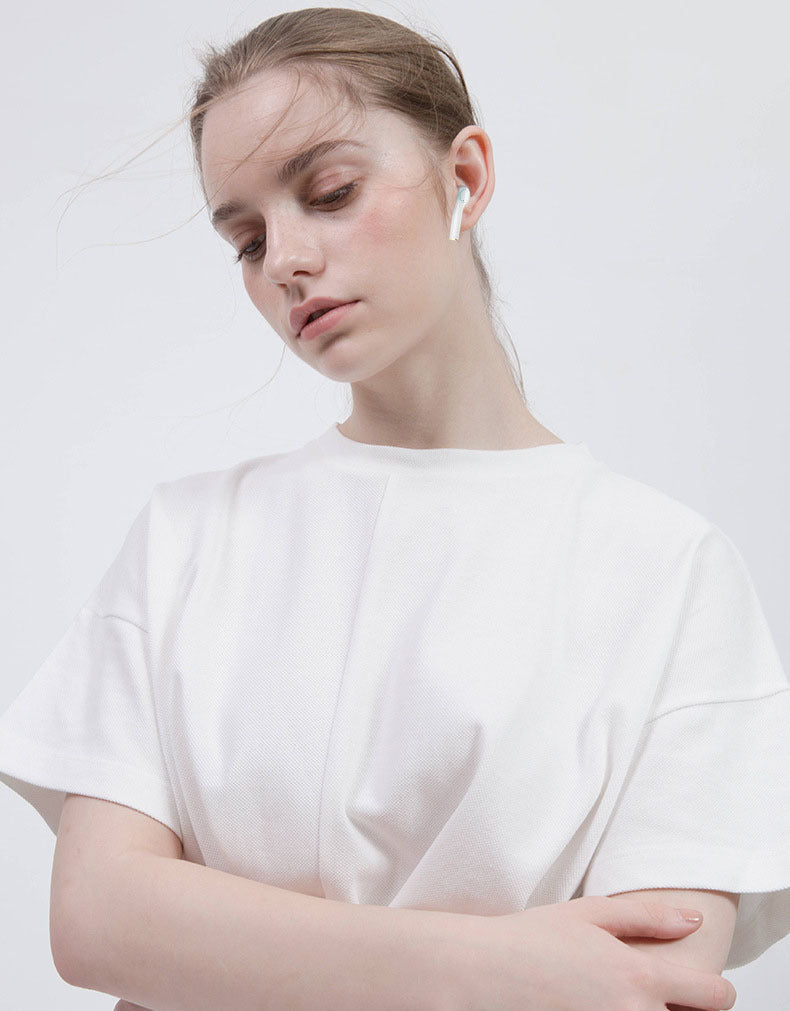 JMT-499338 True Wireless Stereo Sports Headset with Bluetooth 5.0 and 3 Hours Music Playback in Black/White