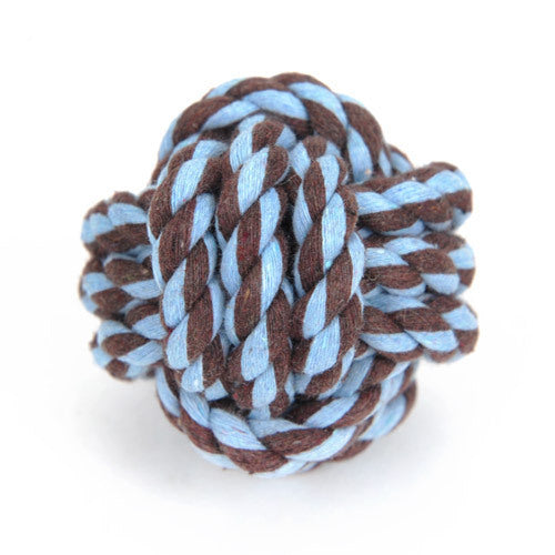 JMT-499658 Pet Cotton Rope Knot Toy for Dogs – Chew Ball for Dental Health and Stress Relief